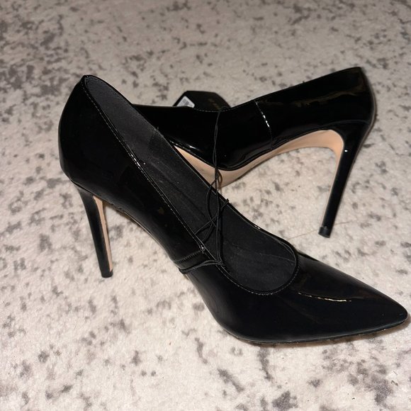 Black Patent 4" heels, Forever 21, NWT, size 10 - Picture 6 of 6
